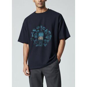 Bud Light Graphic T-Shirt Hanes Navy Blue Short Sleeve Crewneck Unisex Size XL